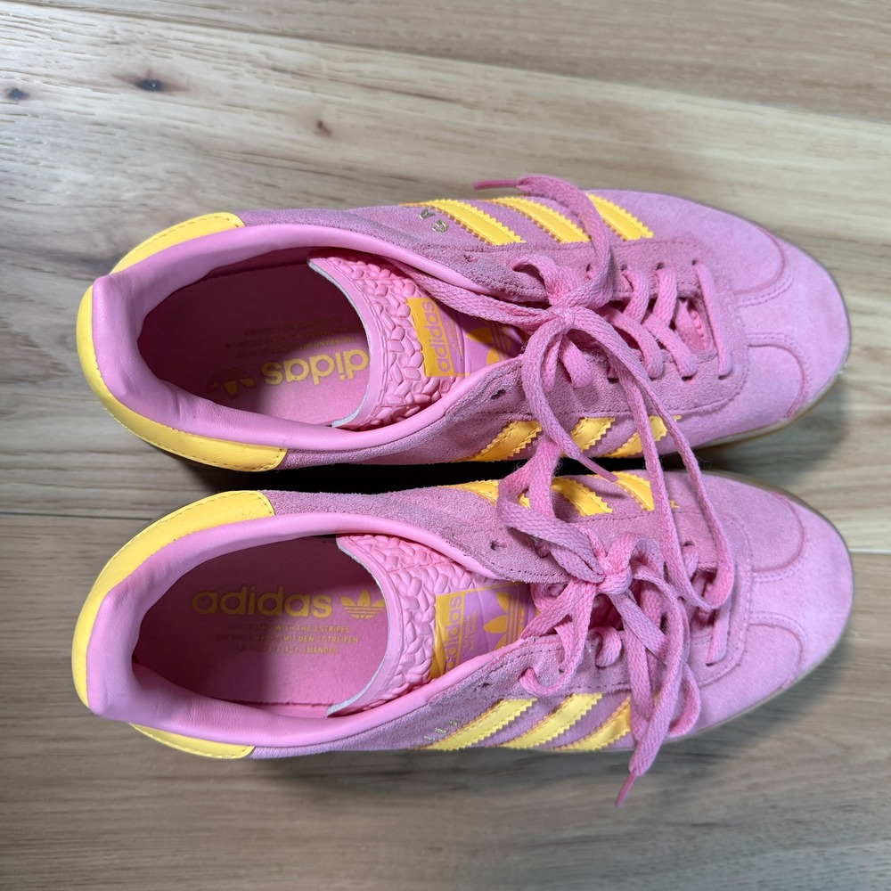 Adidas Gazelle Bold Sneakers Womens 8.5 Mens 7.5 Bliss Pink Spark IF4490 Shoes